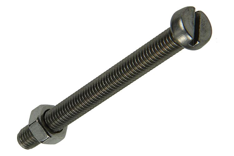 Mack 1019828 - vérin à vis métal. tête + écrou inox 4 pcs m5x50 | 10 pièces