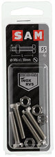 Mack 1019830 - vérin à vis métal. tête + écrou inox 4 pcs m6x30 | 10 pièces