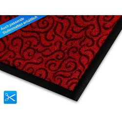 Paillasson floordirekt step brasil rouge foncé