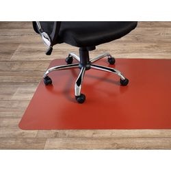 Tapis de chaise floordirekt pro sols durs rouge