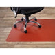 Tapis de chaise floordirekt pro sols durs rouge