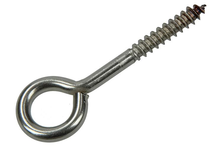 Mack 1019895 - oeil à vis en acier inoxydable 1 pièce6,0x60 mm | 5 pièces