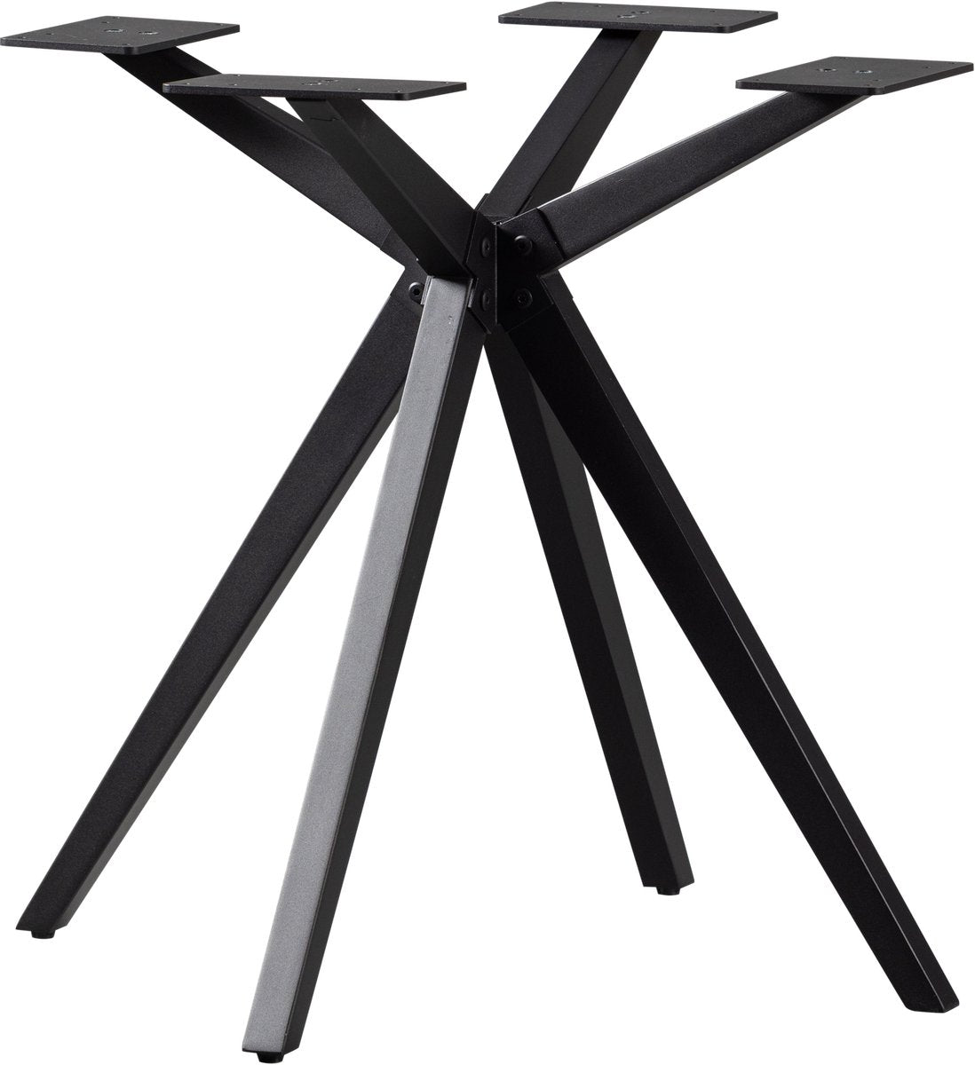 Pied croisé Woood Holland - métal - noir - 72x80x80