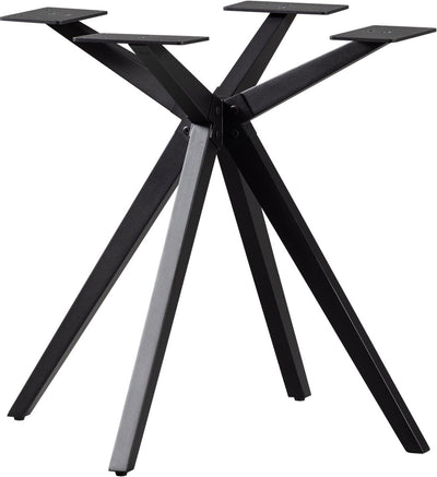 Pied croisé Woood Holland - métal - noir - 72x80x80