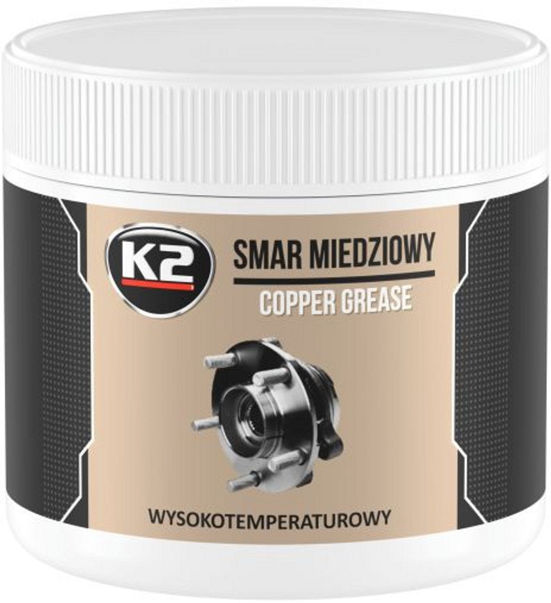 Graisse au cuivre K2 500g - pâte de cuivre - graisse au cuivre pour filetages de frein et d'échappement