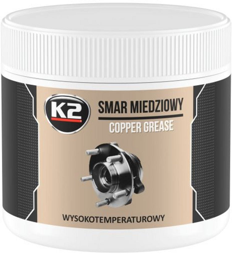 Graisse au cuivre K2 500g - pâte de cuivre - graisse au cuivre pour filetages de frein et d'échappement