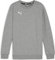 Puma teamgoal casuals ras du cou sweat jr pull de sport pour garçons - gris moyen chiné-blanc