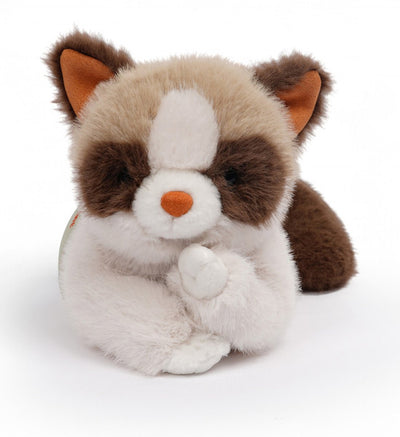Peluche One Love - chat caramel - 31cm - marron crème - 0 ans