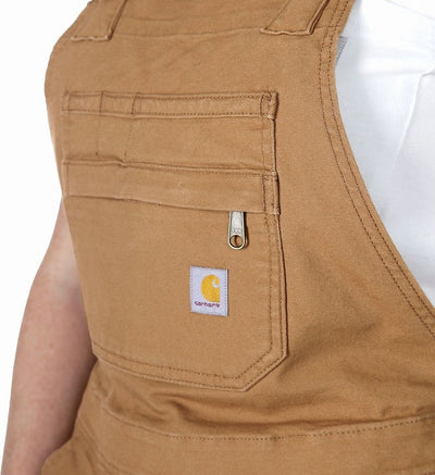 Carhartt short en toile coupe décontractée pour femme 106197 marron-l