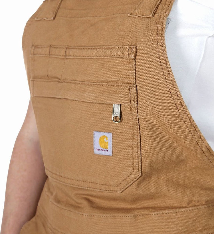 Carhartt short en toile coupe décontractée pour femme 106197 marron-l