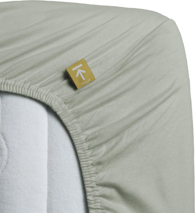 Jersey Beddinghouse - drap-housse surmatelas - 90x200 220 - gris vert
