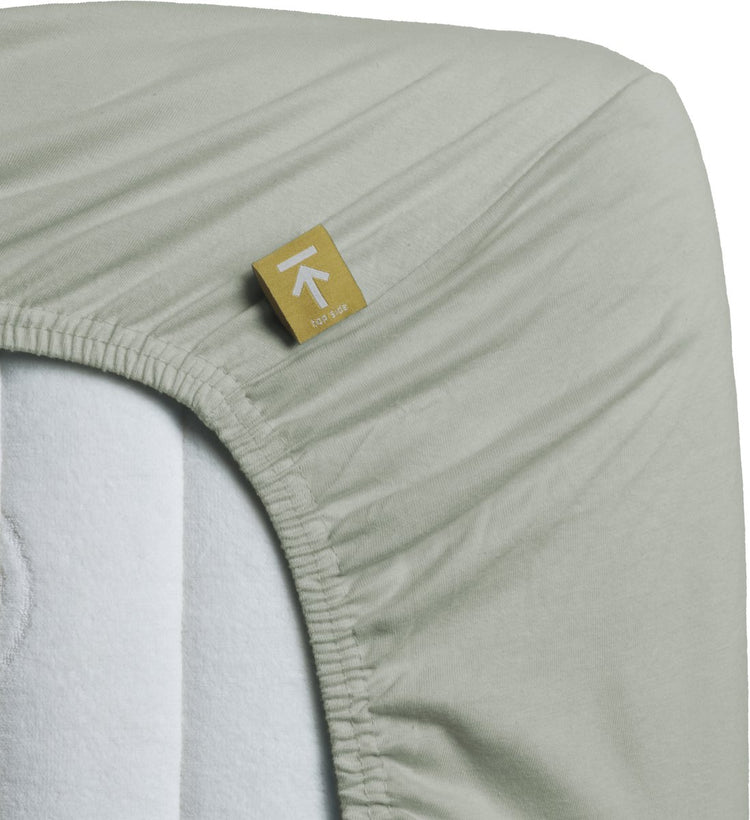 Jersey Beddinghouse - drap-housse surmatelas - 90x200 220 - gris vert