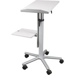 Chariot pour projecteur acier maul, mélamine gris