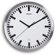 Horloge murale maul maulpilot radiocommandée blanc, argent