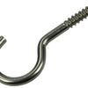 Mack 1019898 - crochet à vis acier inoxydable 2 pcs 5,0x40 mm | 10 pièces