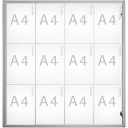 Vitrine alu maulextraslim 12xa4