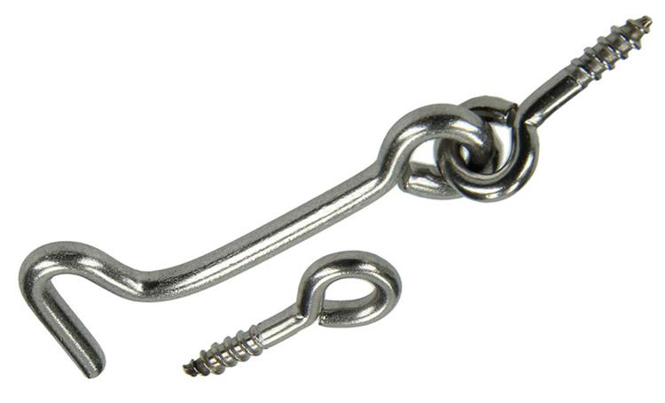 Mack 1019902 - crochet à vent en acier inoxydable 1 pièce 4,0 x 60 mm | 10 pièces