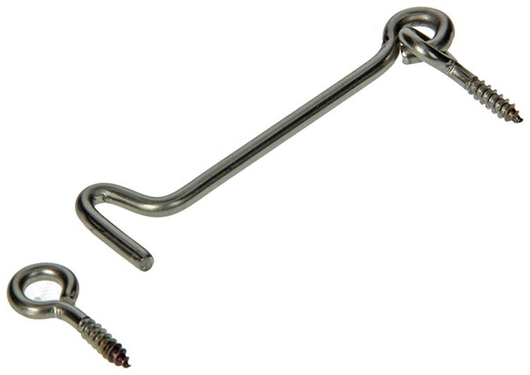 Mack 1019903 - crochet à vent en acier inoxydable 1 pièce 4,5 x 100 mm | 5 pièces