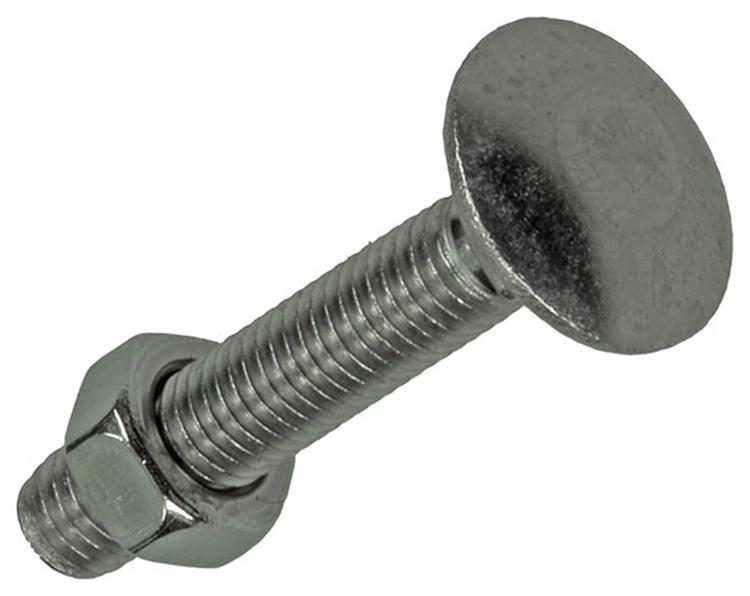Mack 1019905 - boulon à bois + écrou inox 6 pcs m5x30 mm | 10 pièces