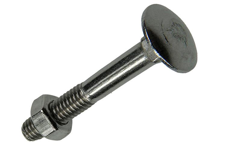 Mack 1019908 - boulon à bois + écrou inox 4 pcs m6x40 mm | 10 pièces