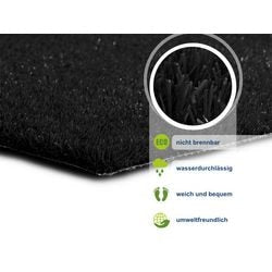Tapis d'herbe casa pura premium couleur noir