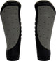 Poignées de vélo Dresco ergo grip env. 10 cm de caoutchouc noir gris par set
