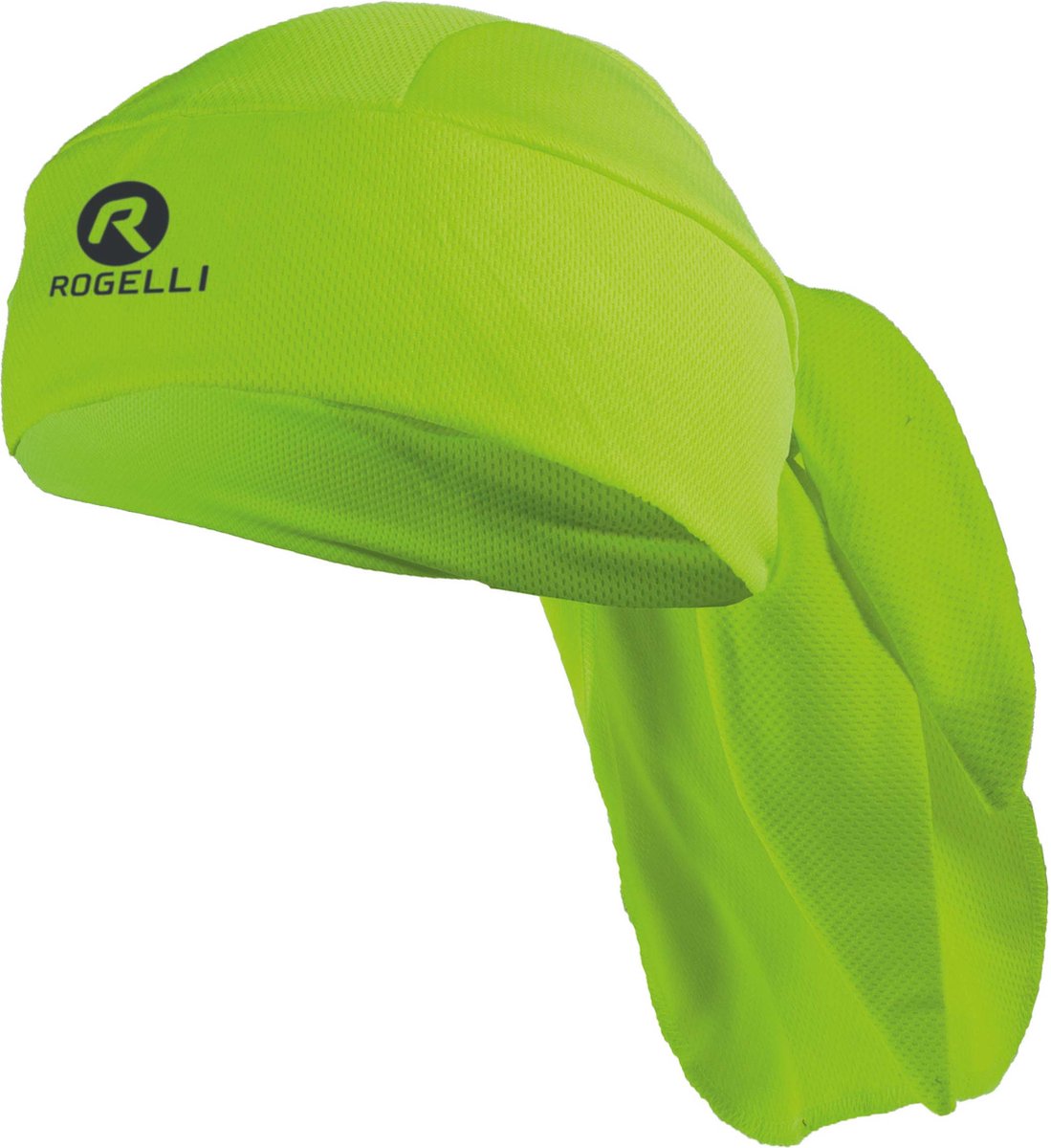 Rogelli bandana cyclisme homme et femme - jaune fluo - taille unique