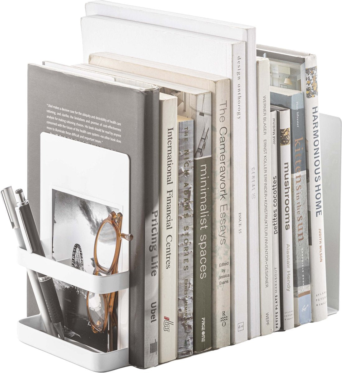 Serre-livres Yamazaki - tour - blanc