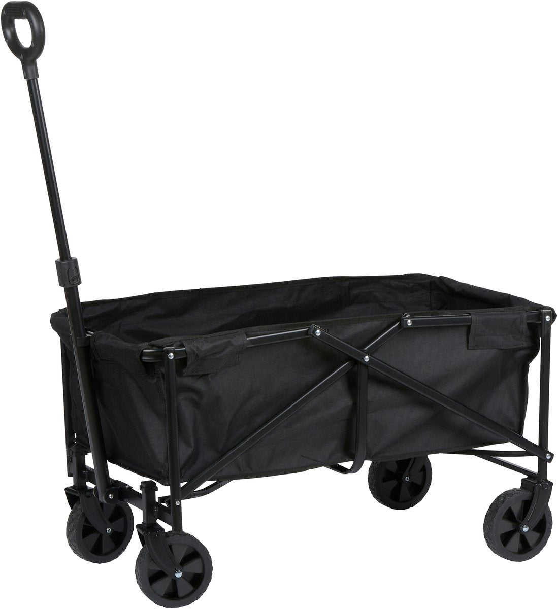 Camp active - chariot à bras pliable - pliable - noir - capacité de charge 50 kg