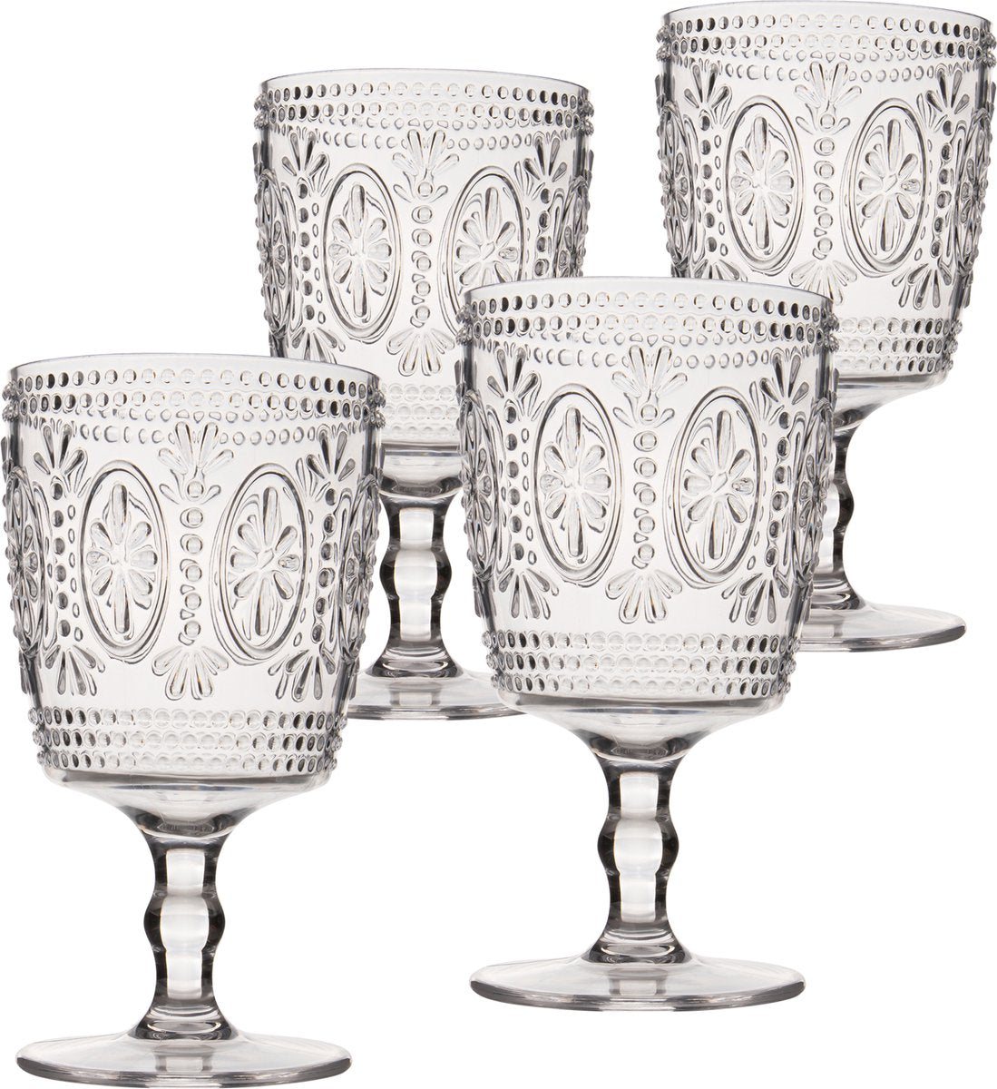 Bo-camp - verre à vin - sicilien - 300 ml - 4 pièces