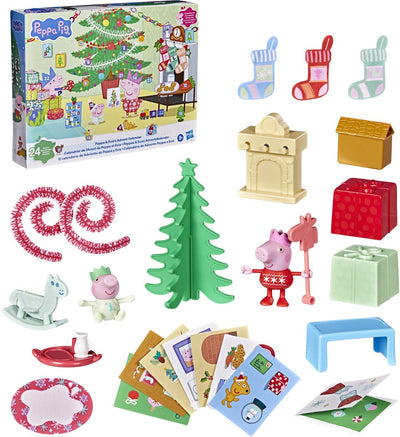 Peppa pig peppa et evie - calendrier de l'avent