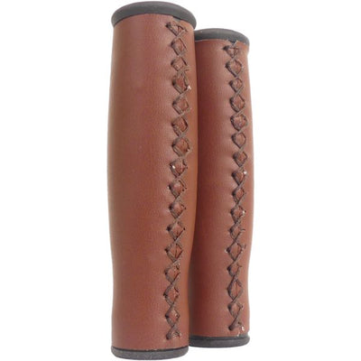 Edge City Grips - 135mm Cuir synthétique Marron foncé