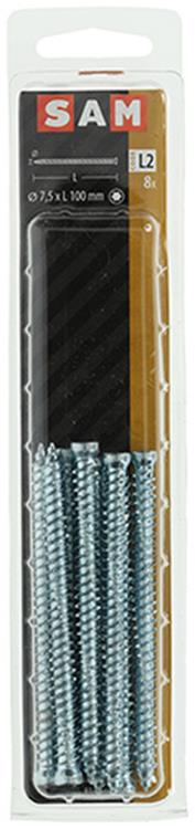 Mack 1019961 - vis pour fenêtre en béton culasse galvanisée 8 pcs 7,5 x 92 mm | 5 pièces - afbeelding 2