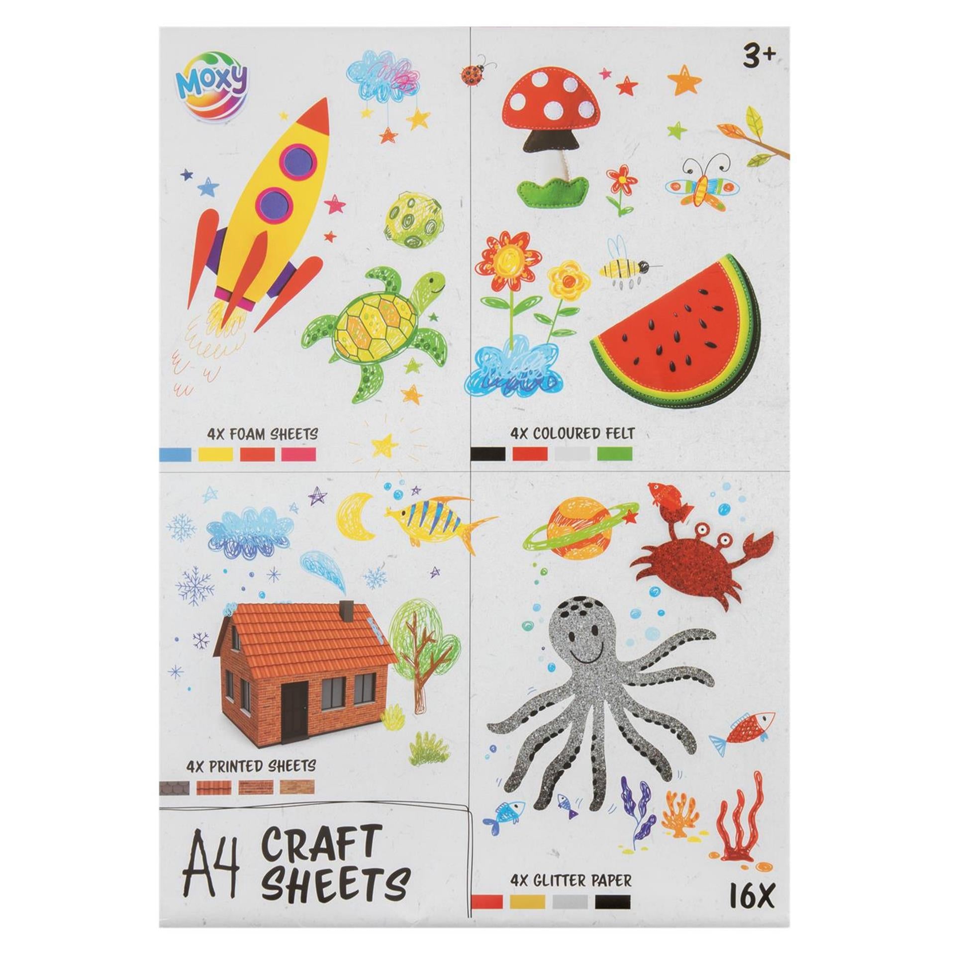 Hobbyhets a4 16 pièces en feutre de paillettes
