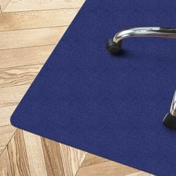 Tapis de chaise floordirekt pro sols durs bleu