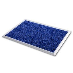 Tapis d'entrée ciel hygiénique bleu