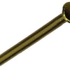 Mack 1017929 - clou tête convexe laiton 100 gr1,5 x 25 mm | 5 pièces