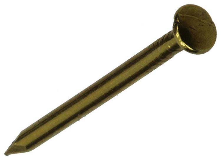 Mack 1017929 - clou tête convexe laiton 100 gr1,5 x 25 mm | 5 pièces