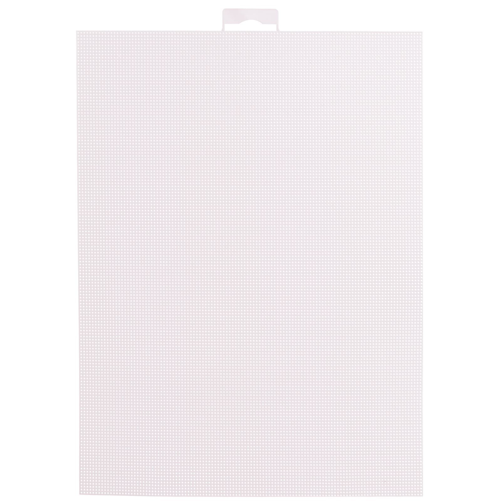 Vaessen creative • grille plastique 21x28cm 14mesh blanc