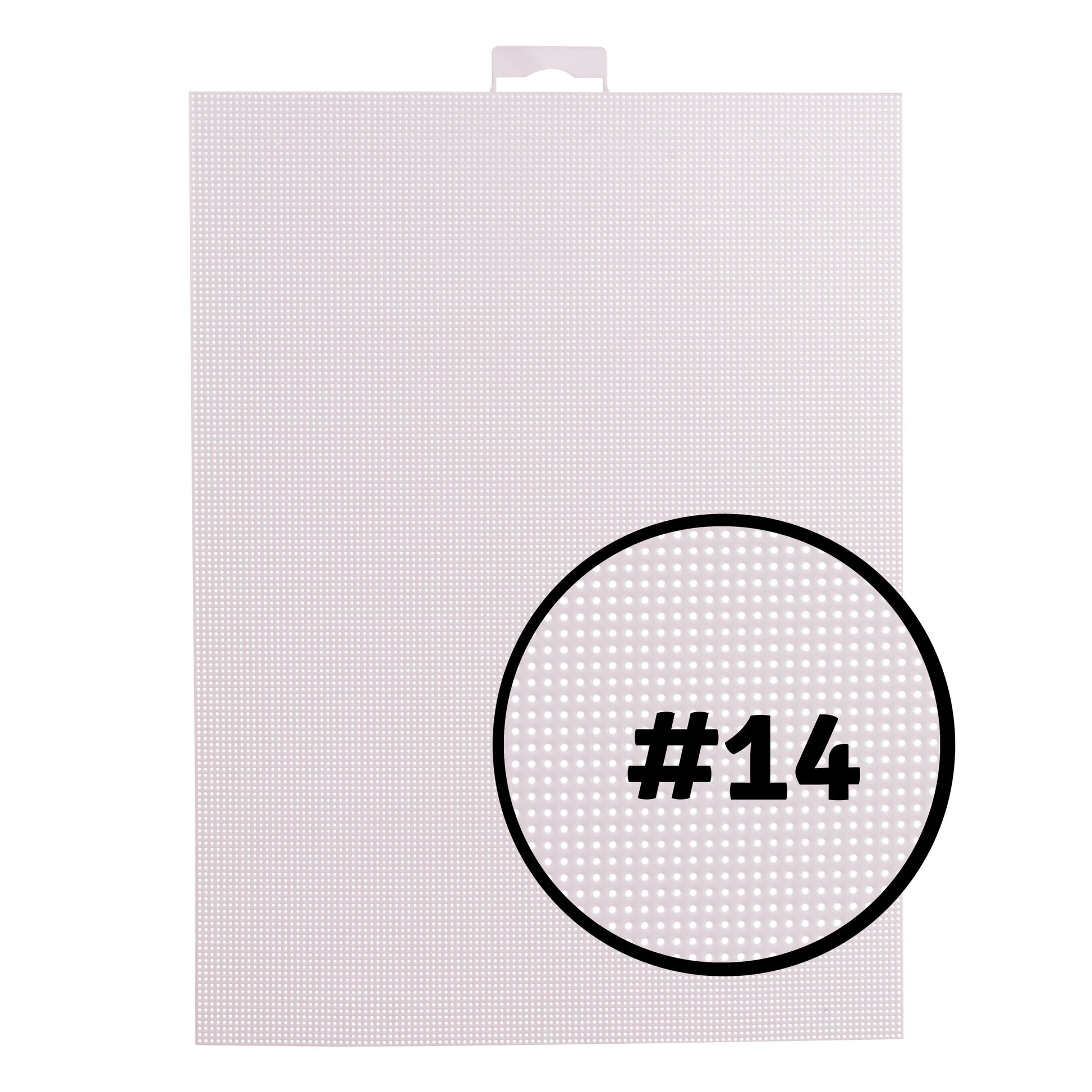 Vaessen creative • grille plastique 21x28cm 14mesh blanc