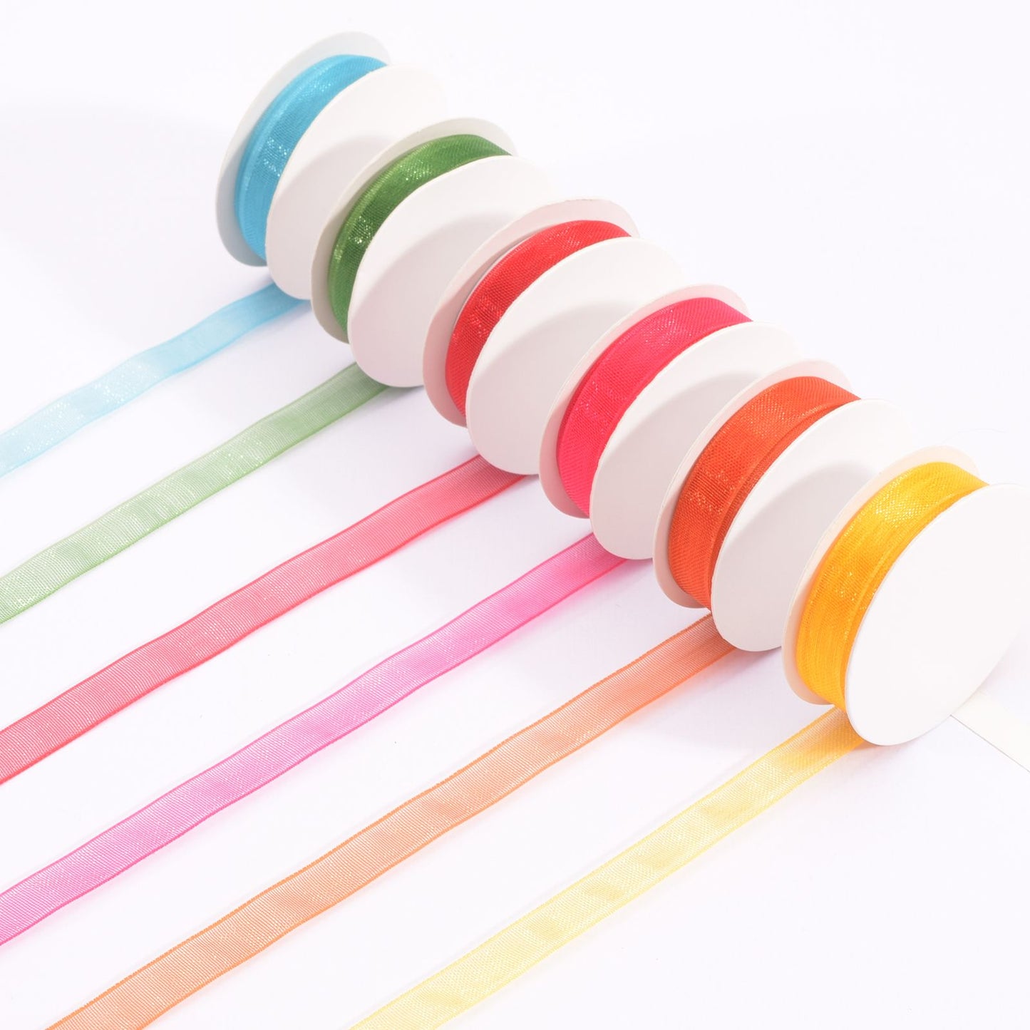 Vaessen creative • ruban organza 6 couleurs 6mmx2m été