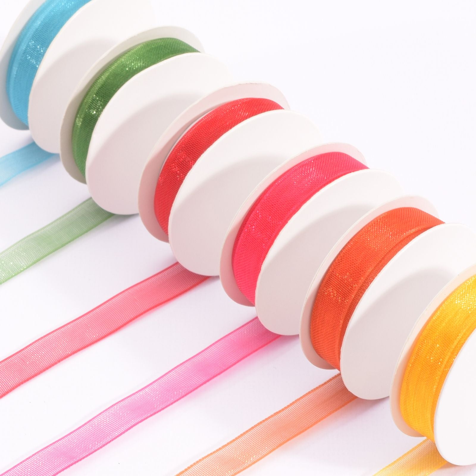 Vaessen creative • ruban organza 6 couleurs 6mmx2m été