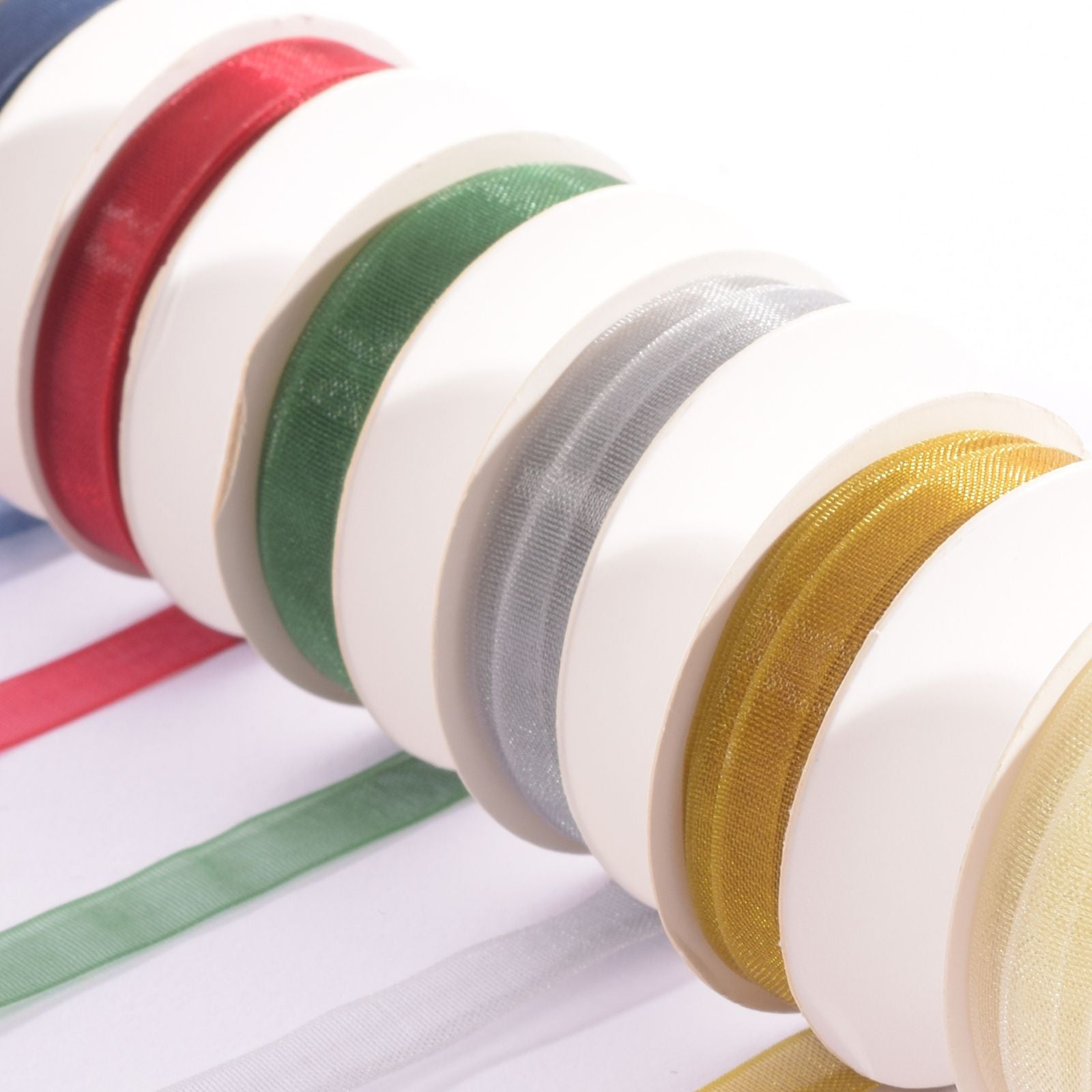 Vaessen creative • ruban organza 6 couleurs 6mmx2m Noël