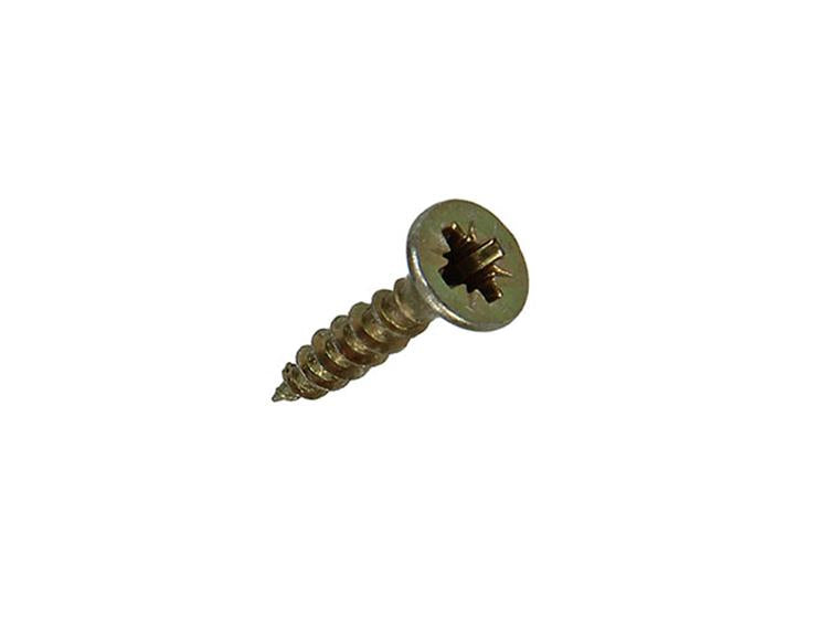Mack 1017959 - vis pour panneaux d'aggloméré avec tête galvanisée jaune 200pcs 3,0 x 16 mm | 5 pièces