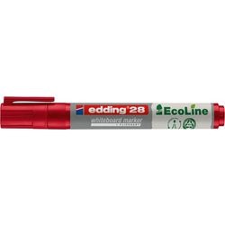 Marqueur pour tableau blanc edding 28 rouge non permanent