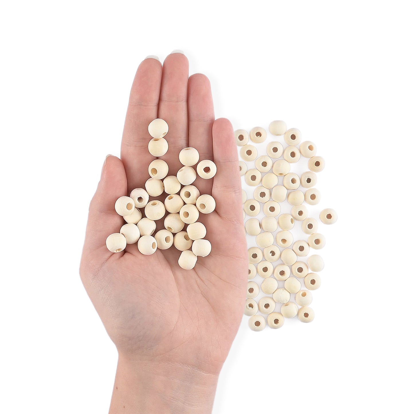Vaessen creative • perles en bois 10mm 100 pièces