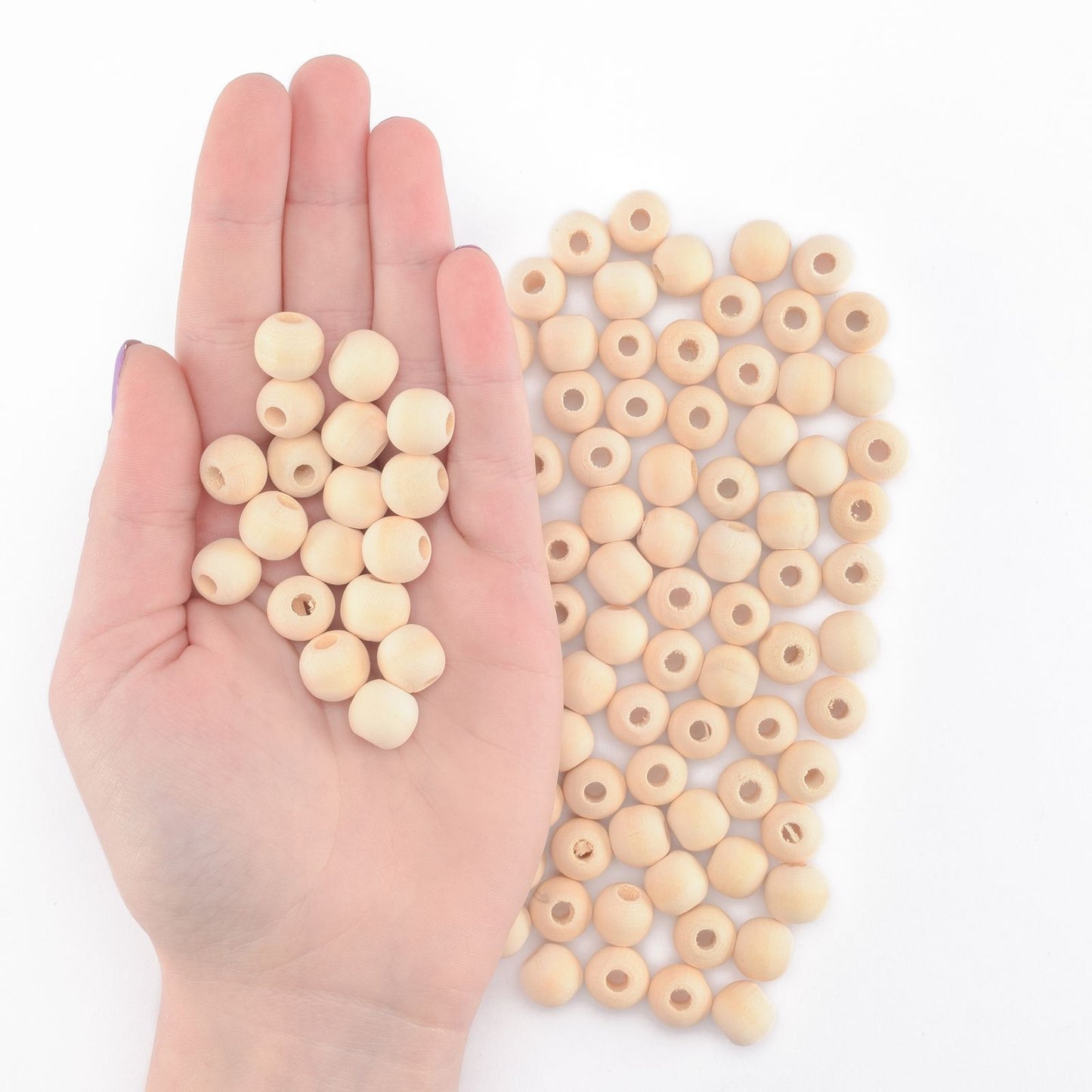 Vaessen creative • perles en bois 12mm 100 pièces