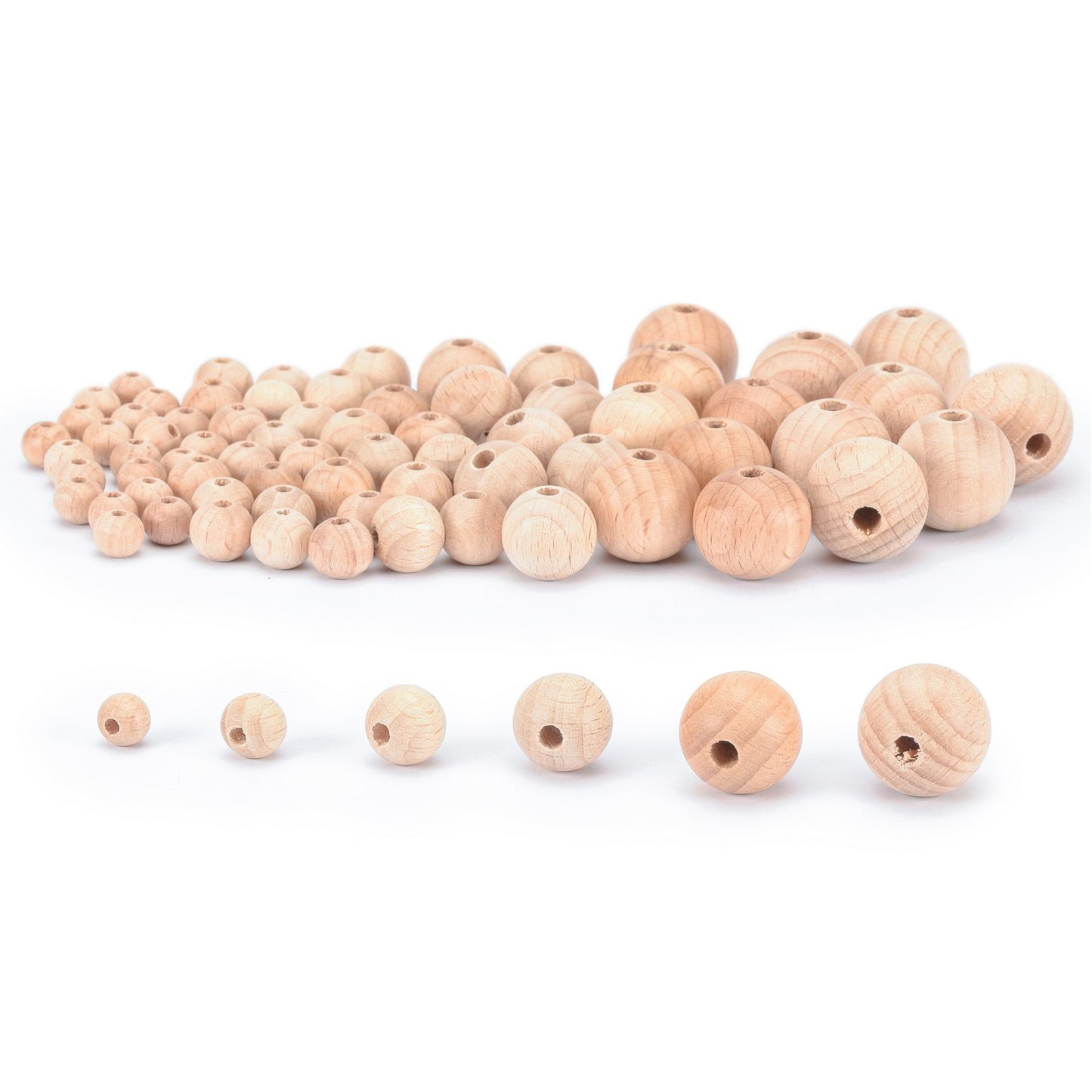 Vaessen creative • set de perles en bois