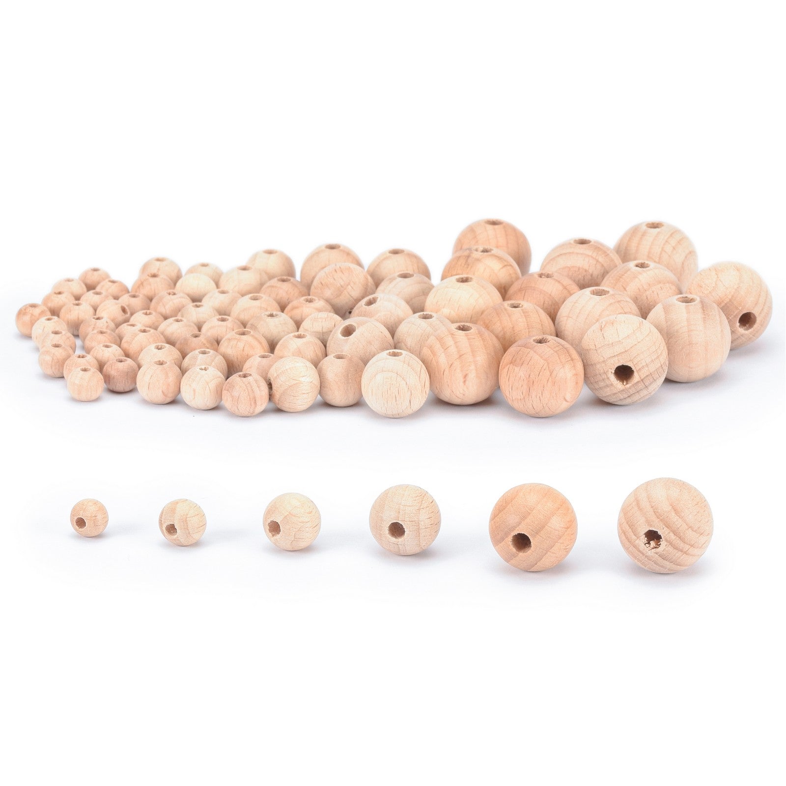 Vaessen creative • set de perles en bois