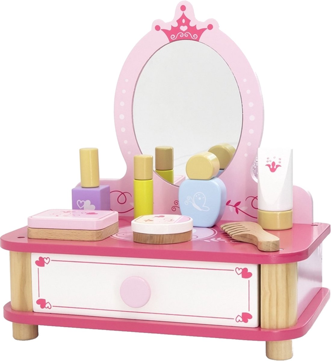Viga set de maquillage en bois avec coiffeuse 44571